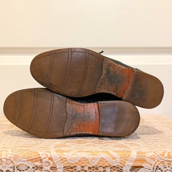 Vintage Hush Puppies 6.5 Women's Leather and Suede Oxfords - Picture 9 of 11